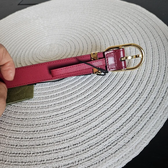 GUCCI Plutone Calf Leather Belt – Cold Russet (80/32) New With Tags - Picture 7 of 8